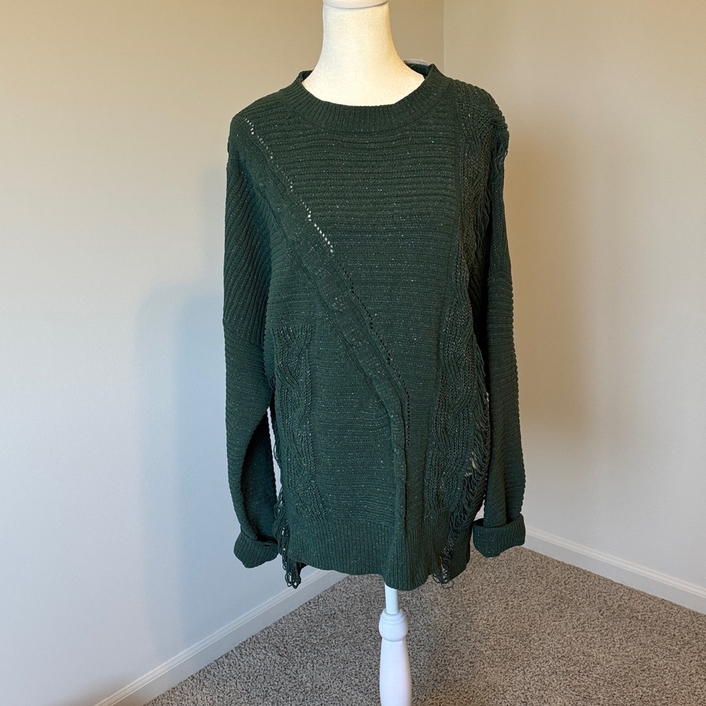 Green Knit Sweater